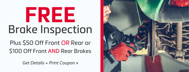 Brake Inspection and Discount
